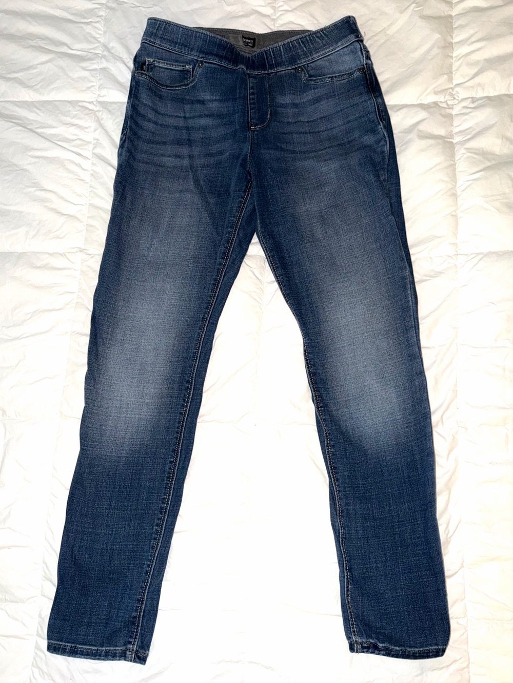 Women's Dark Blue Stretch Jeans 6 Med
